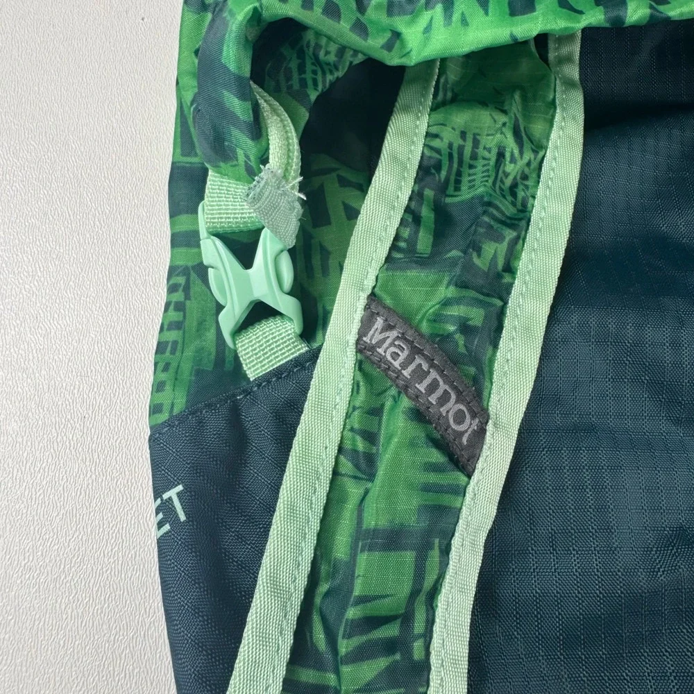 Marmot‎ Kompressor Comet Backpack Turf Green Deep Teal Camo Hiking Travel